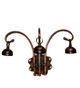 Meyda Tiffany - 98634 - Three Light Wall Sconce Hardware - Victorian - Mahogany Bronze