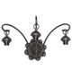 Victorian Three Light Wall Sconce Hardware (98634)