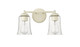 Millennium - 10102-CW - Two Light Vanity - Abilene - Cottage White