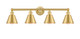 Innovations - 616-4W-SG-M8-SG - Four Light Bath Vanity - Edison - Satin Gold