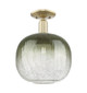 Innovations - 716-1C-AB-G481-10SL - One Light Semi-Flush Mount - Arcadia - Antique Brass