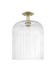 Innovations - 716-1C-AB-G559-12CL - One Light Semi-Flush Mount - Arcadia - Antique Brass