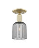Innovations - 716-1C-AB-G559-5SM - One Light Semi-Flush Mount - Arcadia - Antique Brass