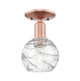 Innovations - 716-1C-AC-G1213-6CL - One Light Semi-Flush Mount - Arcadia - Antique Copper