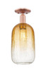 Innovations - 716-1C-AC-G482-7AM - One Light Semi-Flush Mount - Arcadia - Antique Copper