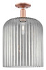 Innovations - 716-1C-AC-G559-12SM - One Light Semi-Flush Mount - Arcadia - Antique Copper