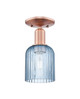 Innovations - 716-1C-AC-G559-5BL - One Light Semi-Flush Mount - Arcadia - Antique Copper