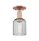 Innovations - 716-1C-AC-G559-5SM - One Light Semi-Flush Mount - Arcadia - Antique Copper