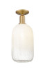 Innovations - 716-1C-BB-G482-7OP - One Light Semi-Flush Mount - Arcadia - Brushed Brass