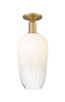 Innovations - 716-1C-BB-G484-7OP - One Light Semi-Flush Mount - Arcadia - Brushed Brass