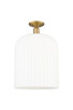 Innovations - 716-1C-BB-G559-12GWH - One Light Semi-Flush Mount - Arcadia - Brushed Brass