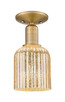 Innovations - 716-1C-BB-G559-5ME - One Light Semi-Flush Mount - Arcadia - Brushed Brass