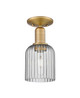 Innovations - 716-1C-BB-G559-5SM - One Light Semi-Flush Mount - Arcadia - Brushed Brass
