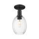 Innovations - 716-1C-BK-G459-6CL - One Light Semi-Flush Mount - Arcadia - Matte Black