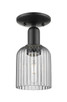 Innovations - 716-1C-BK-G559-5SM - One Light Semi-Flush Mount - Arcadia - Matte Black
