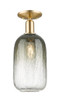 Innovations - 716-1C-CB-G482-7SL - One Light Semi-Flush Mount - Arcadia - Champagne Bronze