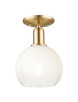 Innovations - 716-1C-CB-G483-8OP - One Light Semi-Flush Mount - Arcadia - Champagne Bronze
