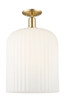 Innovations - 716-1C-CB-G559-12GWH - One Light Semi-Flush Mount - Arcadia - Champagne Bronze
