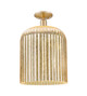 Innovations - 716-1C-CB-G559-12ME - One Light Semi-Flush Mount - Arcadia - Champagne Bronze