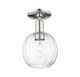 Innovations - 716-1C-PN-G458-7CL - One Light Semi-Flush Mount - Arcadia - Polished Nickel