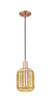 Innovations - 716-1P-AC-G460-7ME - One Light Mini Pendant - Arcadia - Antique Copper