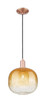 Innovations - 716-1P-AC-G481-10AM - One Light Mini Pendant - Arcadia - Antique Copper