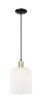 Innovations - 716-1P-BAB-G559-8GWH - One Light Mini Pendant - Arcadia - Black Antique Brass