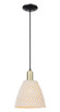 Innovations - 716-1P-BAB-NBD-9-NAT - One Light Mini Pendant - Arcadia - Black Antique Brass