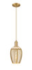 Innovations - 716-1P-BB-G457-6ME - One Light Mini Pendant - Arcadia - Brushed Brass