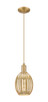 Innovations - 716-1P-BB-G459-6ME - One Light Mini Pendant - Arcadia - Brushed Brass