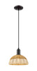 Innovations - 716-1P-BK-NBD2-9-NAT - One Light Mini Pendant - Arcadia - Matte Black