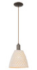 Innovations - 716-1P-OB-NBD-9-NAT - One Light Pendant - Arcadia - Oil Rubbed Bronze