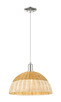 Innovations - 716-1P-PN-NBD2-16-NAT - One Light Mini Pendant - Arcadia - Polished Nickel