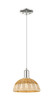Innovations - 716-1P-PN-NBD2-9-NAT - One Light Mini Pendant - Arcadia - Polished Nickel