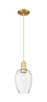 Innovations - 716-1P-SG-G457-6CL - One Light Mini Pendant - Arcadia - Satin Gold