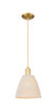 Innovations - 716-1P-SG-NBD-9-NAT - One Light Pendant - Arcadia - Satin Gold