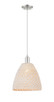 Innovations - 716-1P-SN-NBD-12-NAT - One Light Mini Pendant - Arcadia - Brushed Satin Nickel