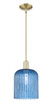 Innovations - 716-1S-AB-G559-8BL - One Light Mini Pendant - Arcadia - Antique Brass