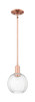 Innovations - 716-1S-AC-G458-7CL - One Light Mini Pendant - Arcadia - Antique Copper
