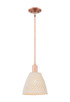 Innovations - 716-1S-AC-NBD-9-NAT - One Light Pendant - Arcadia - Antique Copper