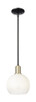 Innovations - 716-1S-BAB-G483-8OP - One Light Mini Pendant - Arcadia - Black Antique Brass