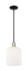 Innovations - 716-1S-BAB-G559-8GWH - One Light Mini Pendant - Arcadia - Black Antique Brass