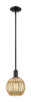 Innovations - 716-1S-BK-G458-7ME - One Light Mini Pendant - Arcadia - Matte Black