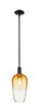 Innovations - 716-1S-BK-G484-7AM - One Light Mini Pendant - Arcadia - Matte Black