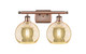 Innovations - 516-2W-AC-G128-8 - Two Light Bath Vanity - Ballston - Antique Copper