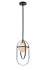 Kalco - 513311MB - One Light Mini Pendant - Lennox - Matte Black
