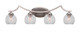Toltec Lighting - 554-GP-4100 - Four Light Bath Bar - Zilo - Graphite
