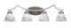 Toltec Lighting - 554-GP-4769 - Four Light Bath Bar - Zilo - Graphite
