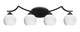 Toltec Lighting - 554-MB-4101 - Four Light Bath Bar - Zilo - Matte Black