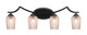 Toltec Lighting - 554-MB-4253 - Four Light Bath Bar - Zilo - Matte Black